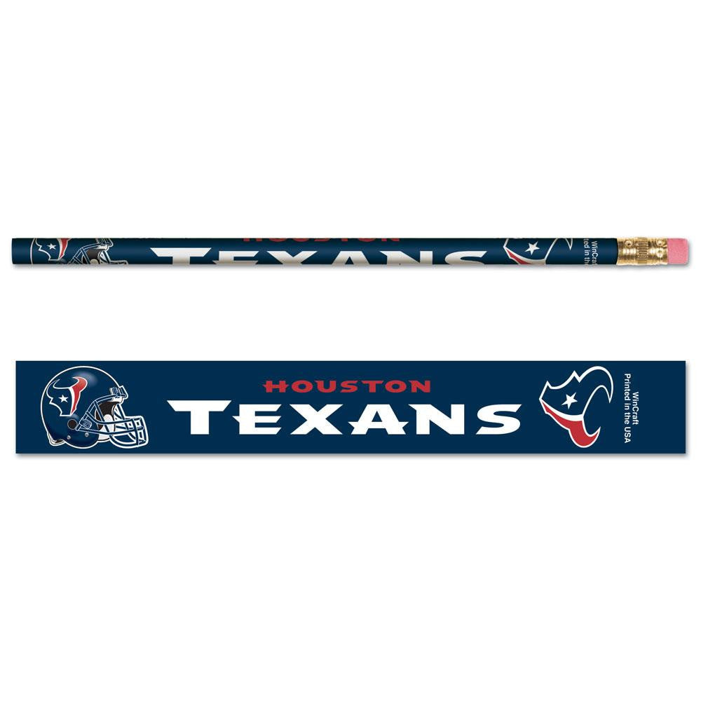 Houston Texans NFL Pencil 6-pack
