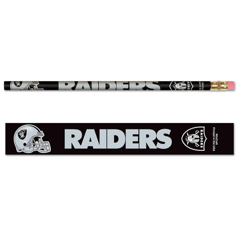 Oakland Raiders NFL Pencil 6-pack