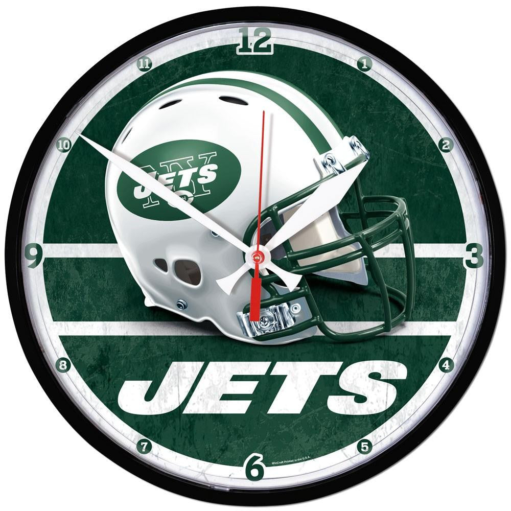 New York Jets NFL Round Wall Clock