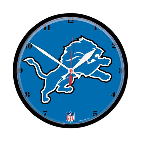 Detroit Lions NFL Round Wall Clock