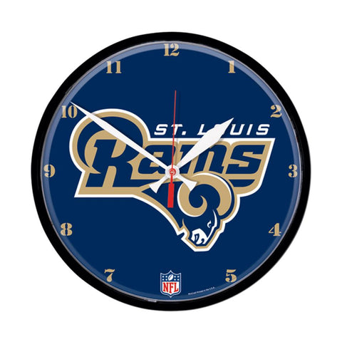 St. Louis Rams NFL Round Wall Clock