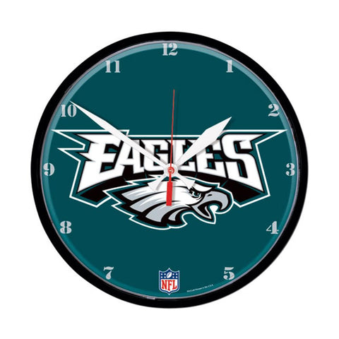 Philadelphia Eagles NFL Round Wall Clock