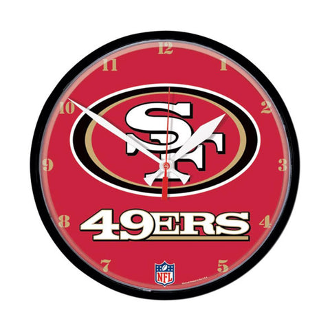 San Francisco 49ers NFL Round Wall Clock