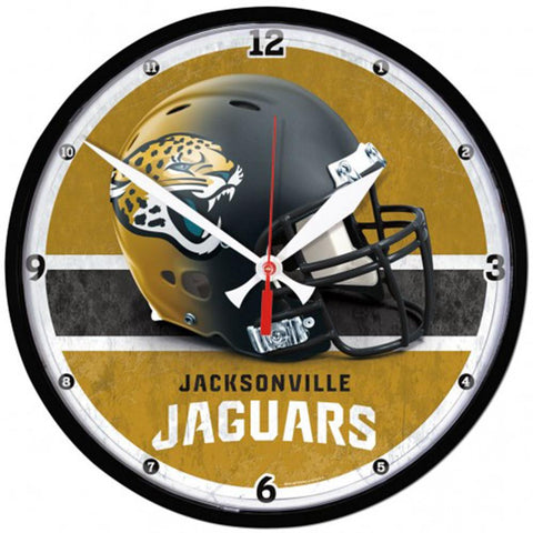 Jacksonville Jaguars NFL Round Wall Clock