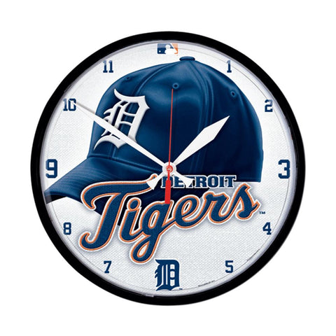 Detroit Tigers MLB Round Wall Clock