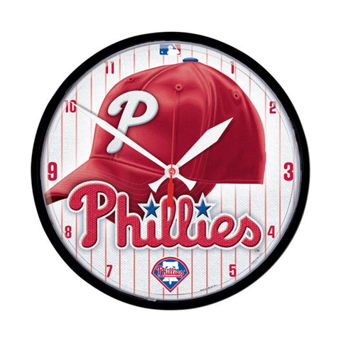 Philadelphia Phillies MLB Round Wall Clock
