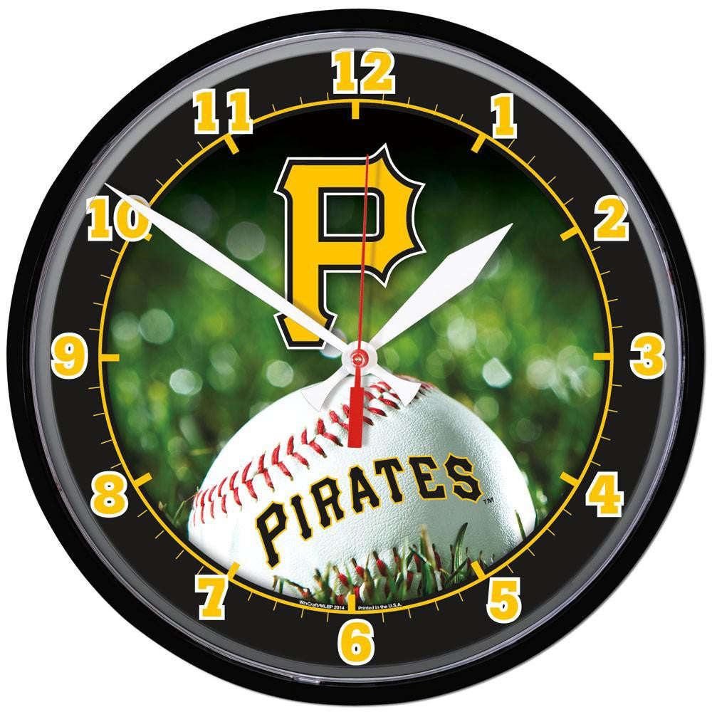 Pittsburgh Pirates MLB Round Wall Clock