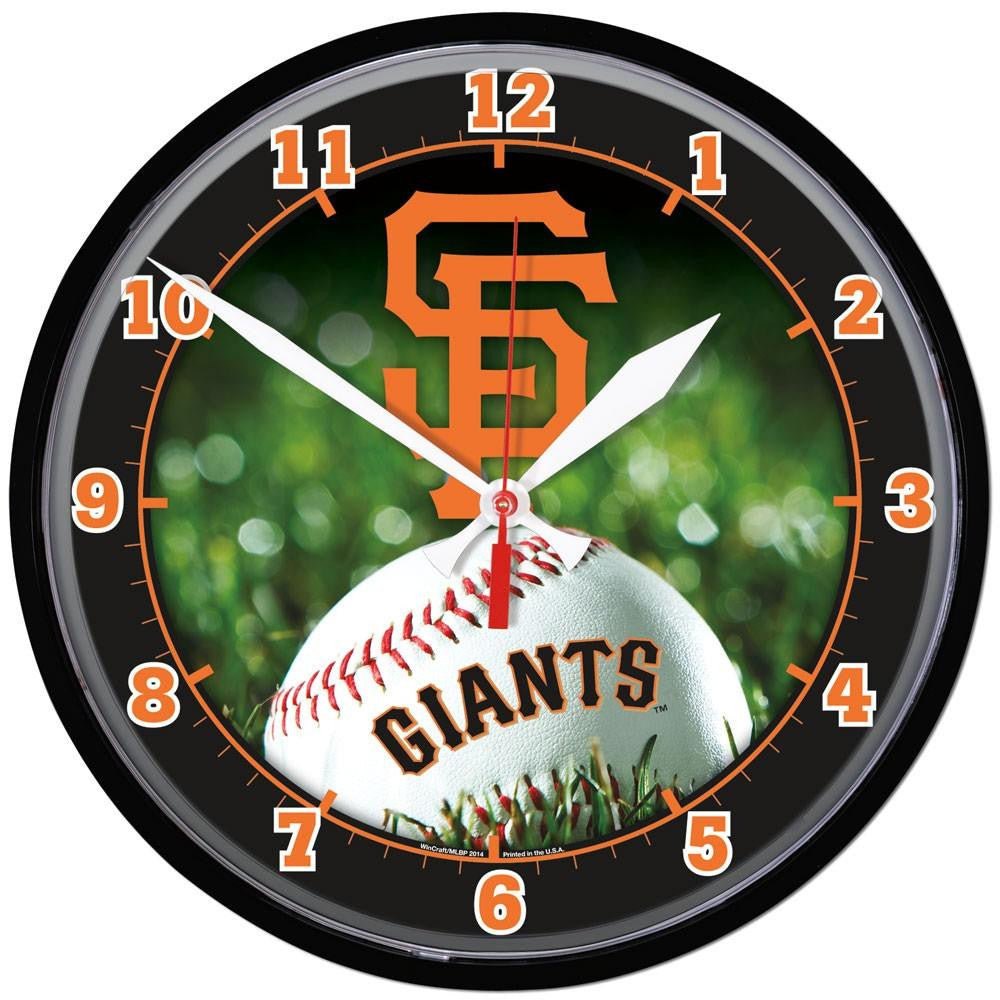 San Francisco Giants MLB Round Wall Clock