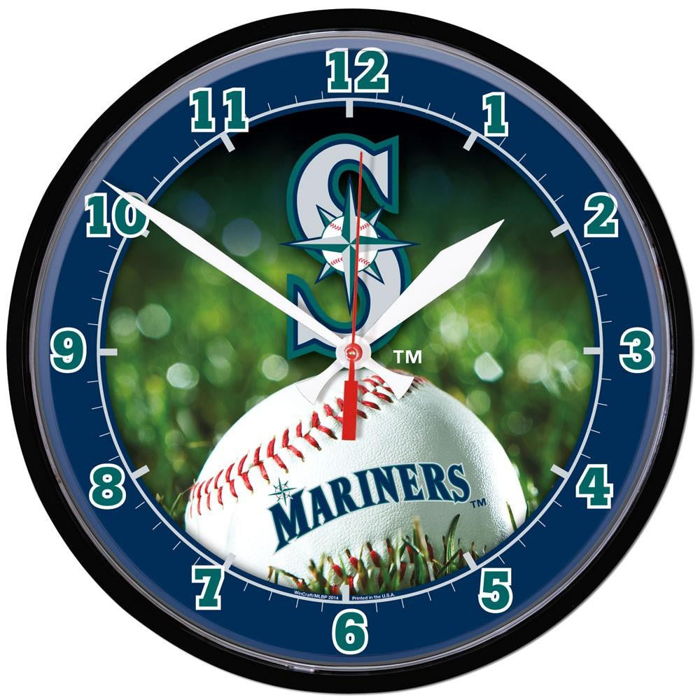 Seattle Mariners MLB Round Wall Clock