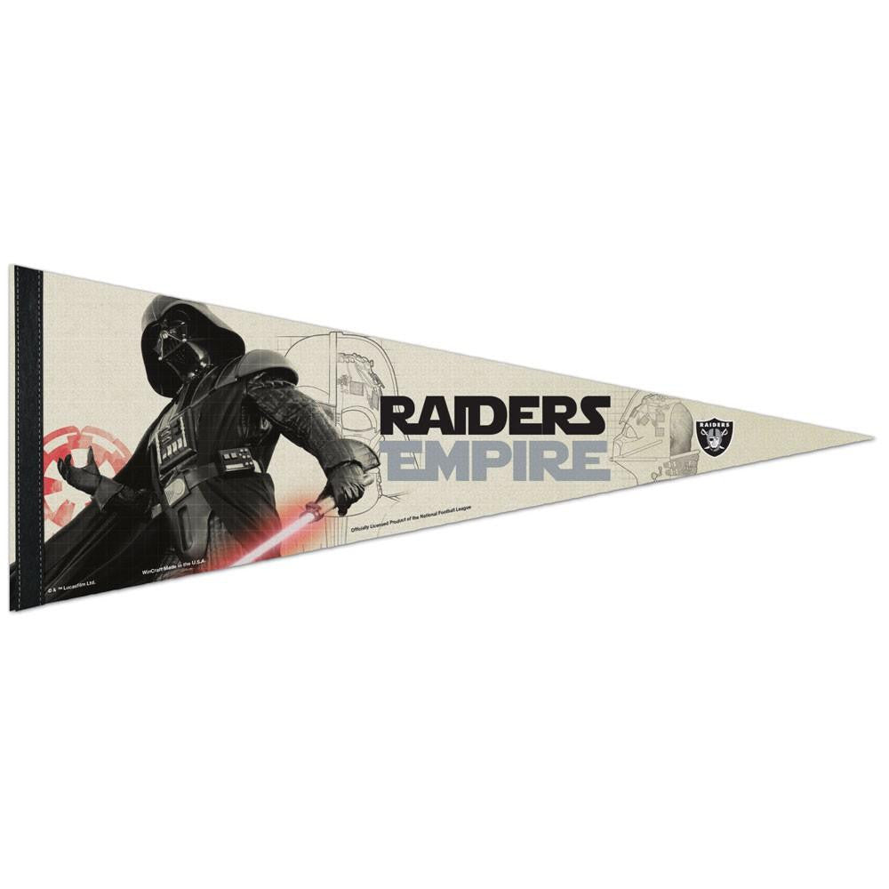 Oakland Raiders NFL Star Wars Darth Vader Premium Pennant (12in. x 30in.)