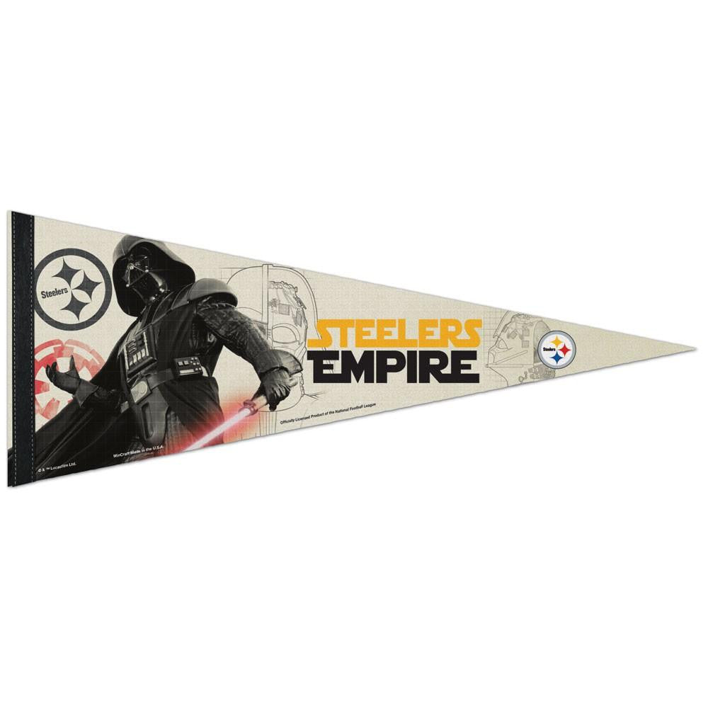 Pittsburgh Steelers NFL Star Wars Darth Vader Premium Pennant (12in. x 30in.)