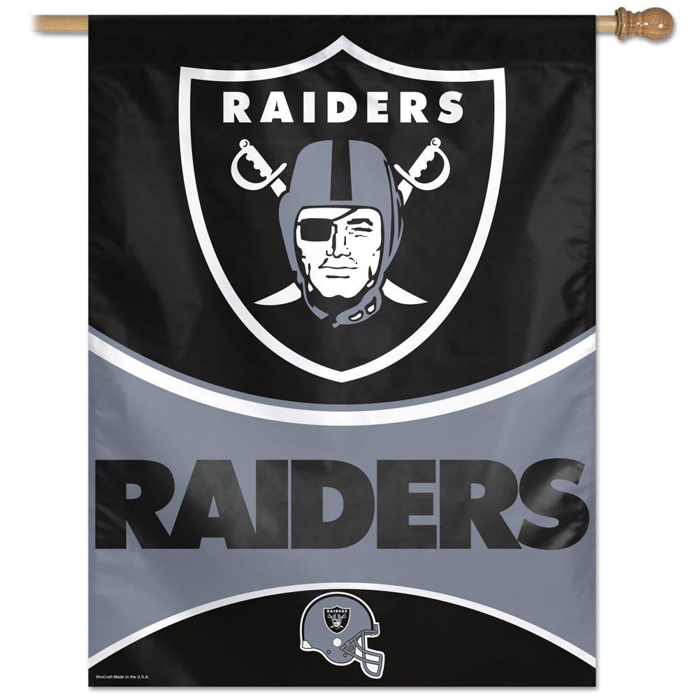 Oakland Raiders NFL Vertical Flag (27x37)