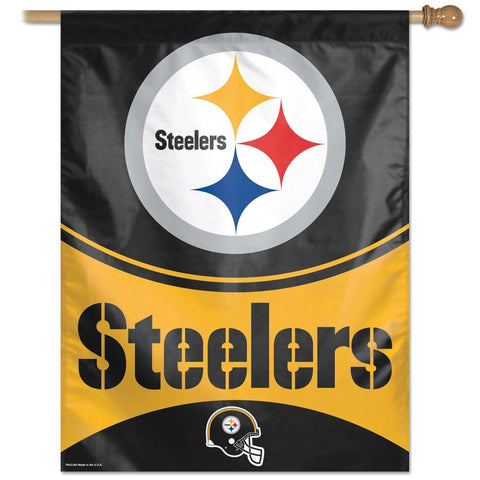 Pittsburgh Steelers NFL Vertical Flag (27x37)