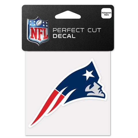 New England Patriots NFL Perfect Cut Color Decal 4 x 4