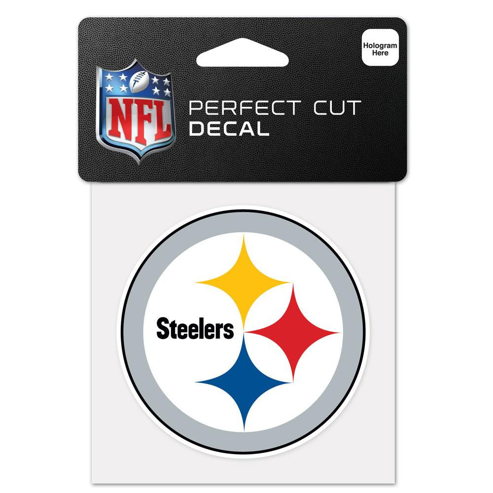 Pittsburgh Steelers NFL Perfect Cut Color Decal 4 x 4