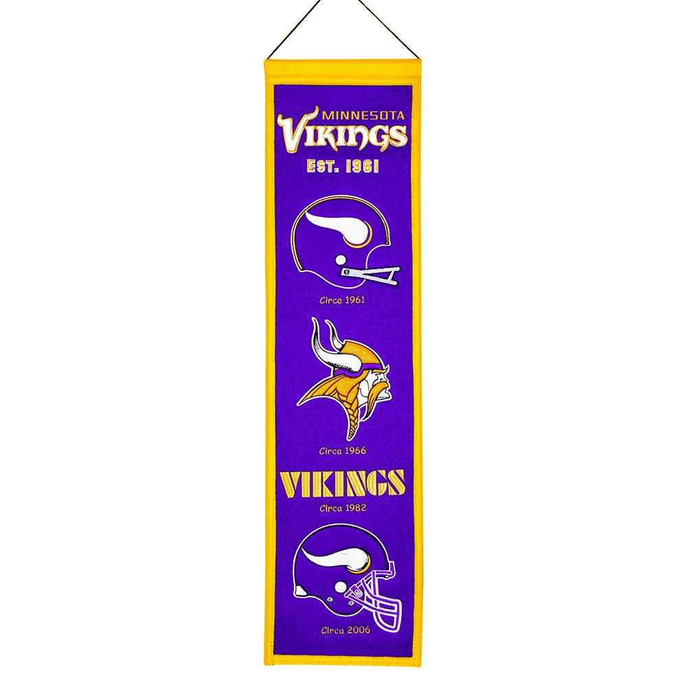 Minnesota Vikings NFL Heritage Banner (8x32)