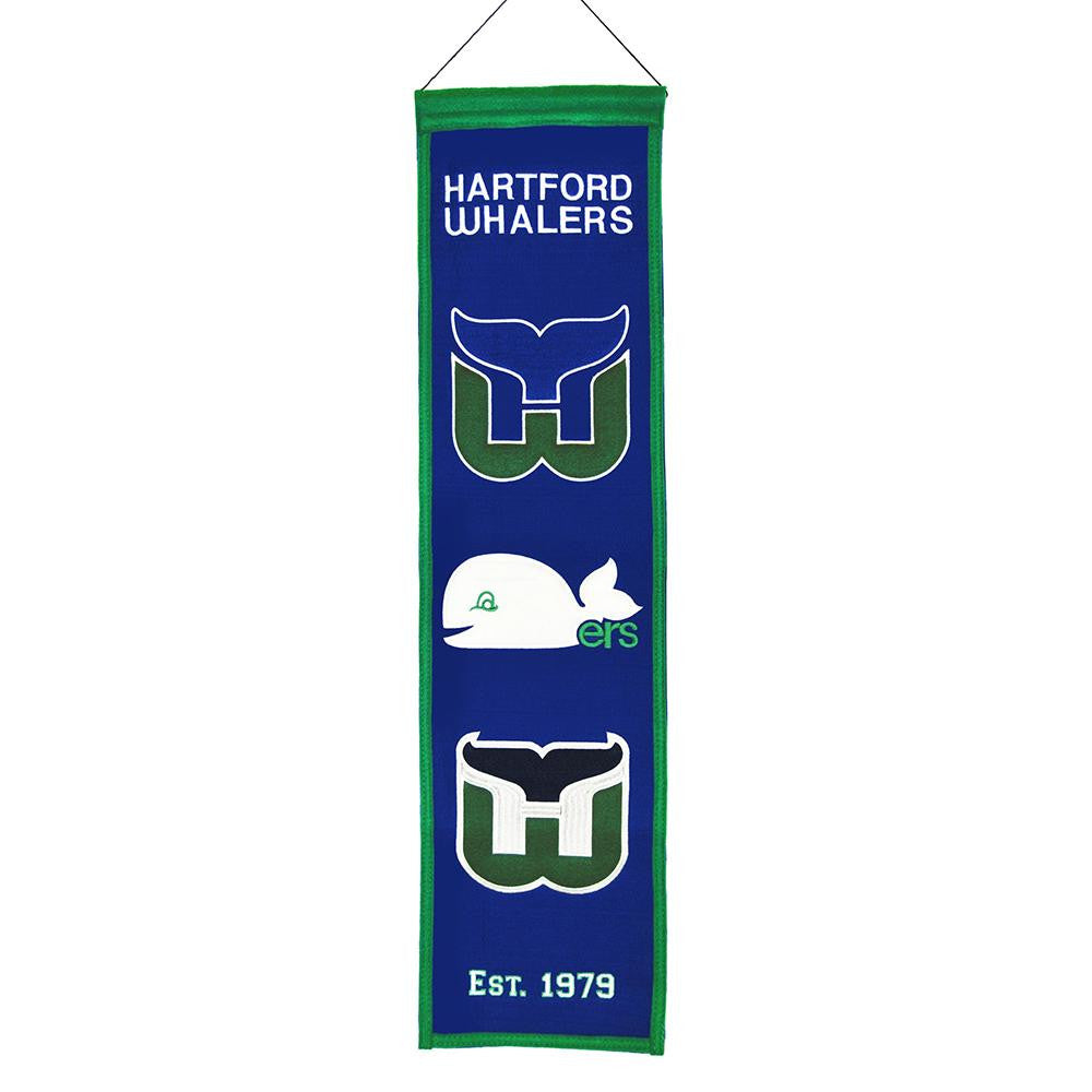 Hartford Whalers NHL Heritage Banner (8x32)