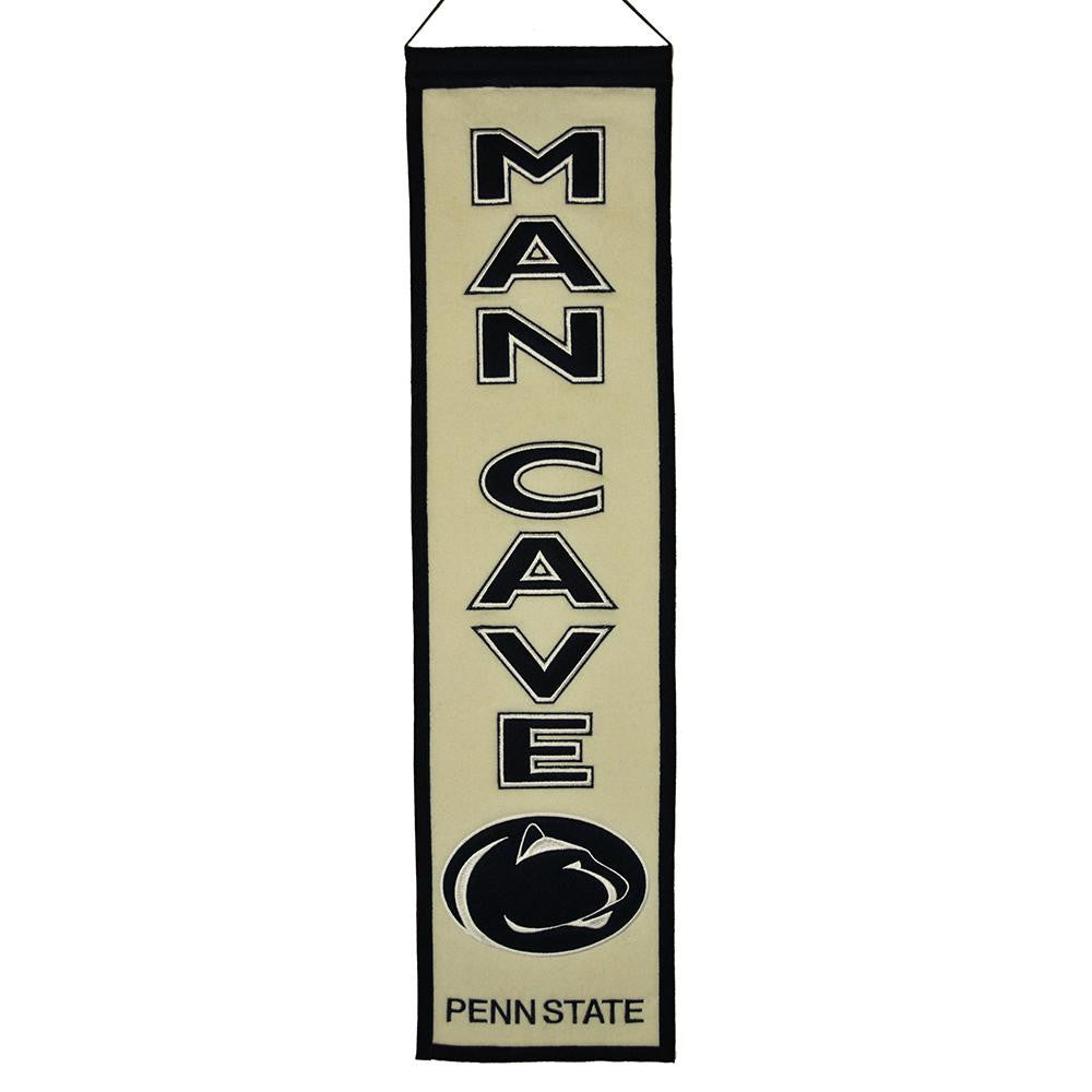 Penn State Nittany Lions NCAA Man Cave Vertical Banner (8 x 32)