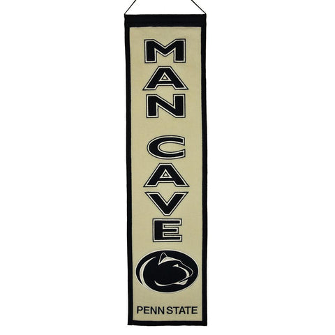 Penn State Nittany Lions NCAA Man Cave Vertical Banner (8 x 32)