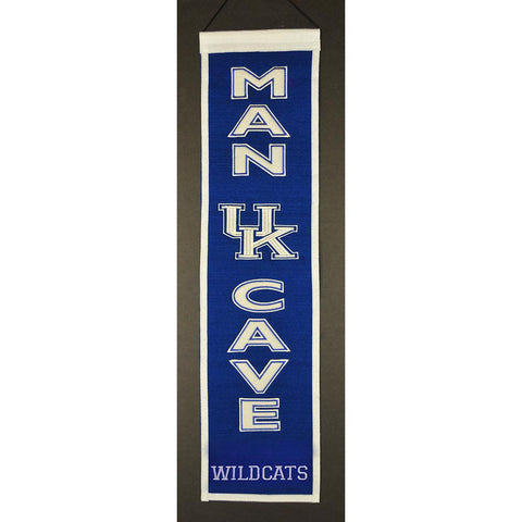 Kentucky Wildcats NCAA Man Cave Vertical Banner (8 x 32)