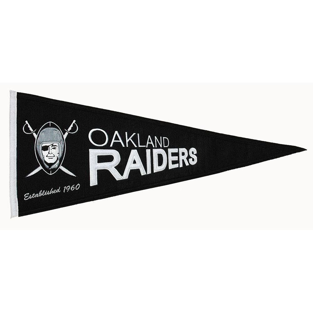 Oakland Raiders NFL Throwback Pennant (13x32)