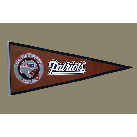 New England Patriots NFL Pigskin Traditions Pennant (13x32)