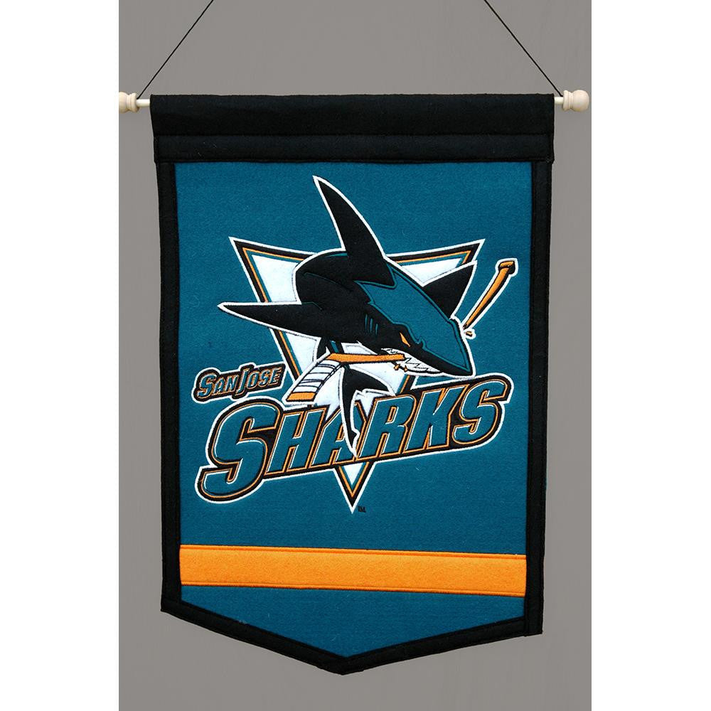 San Jose Sharks NHL Traditions Banner (12x18)