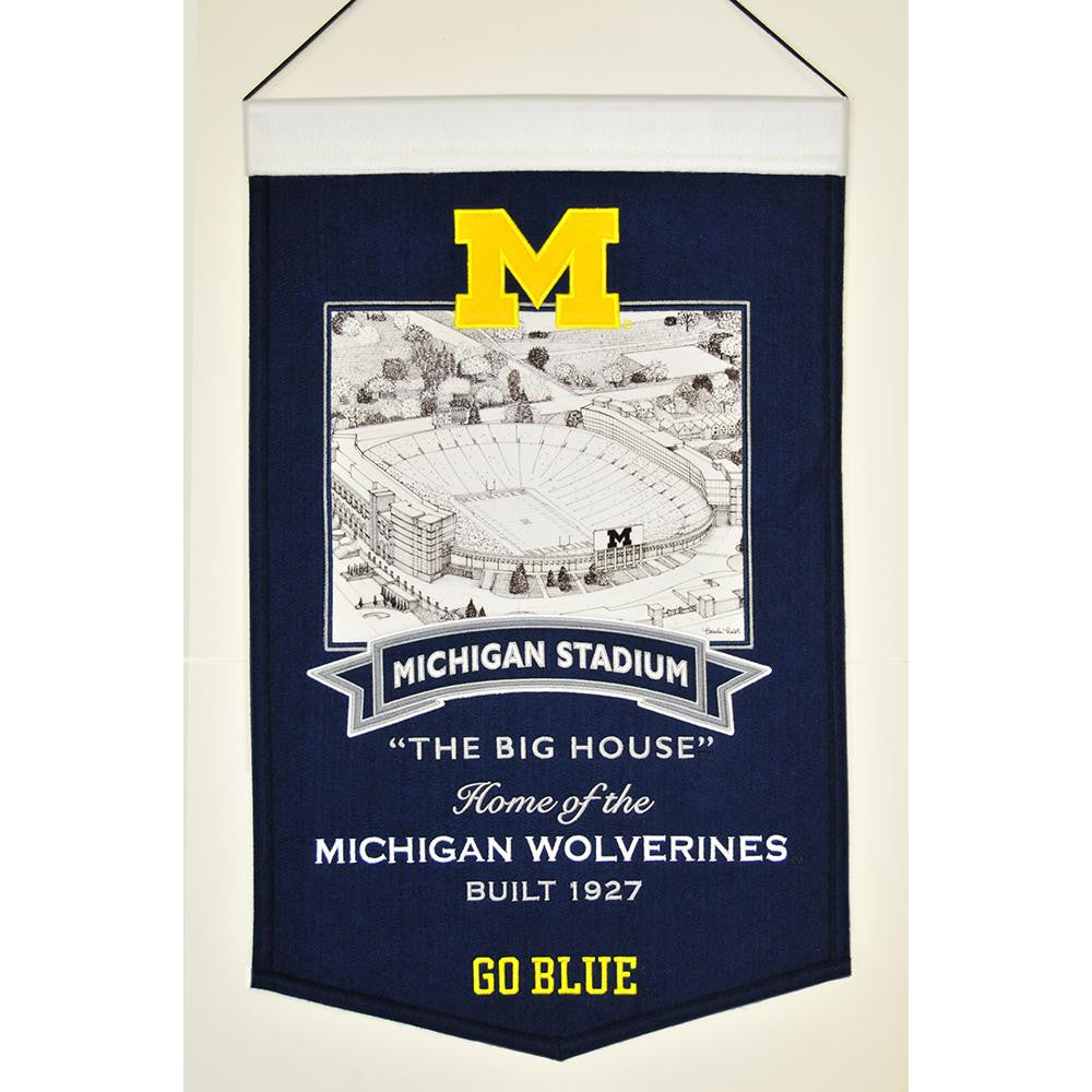 Michigan Wolverines NCAA Michigan Stadium Stadium Banner (20x15)